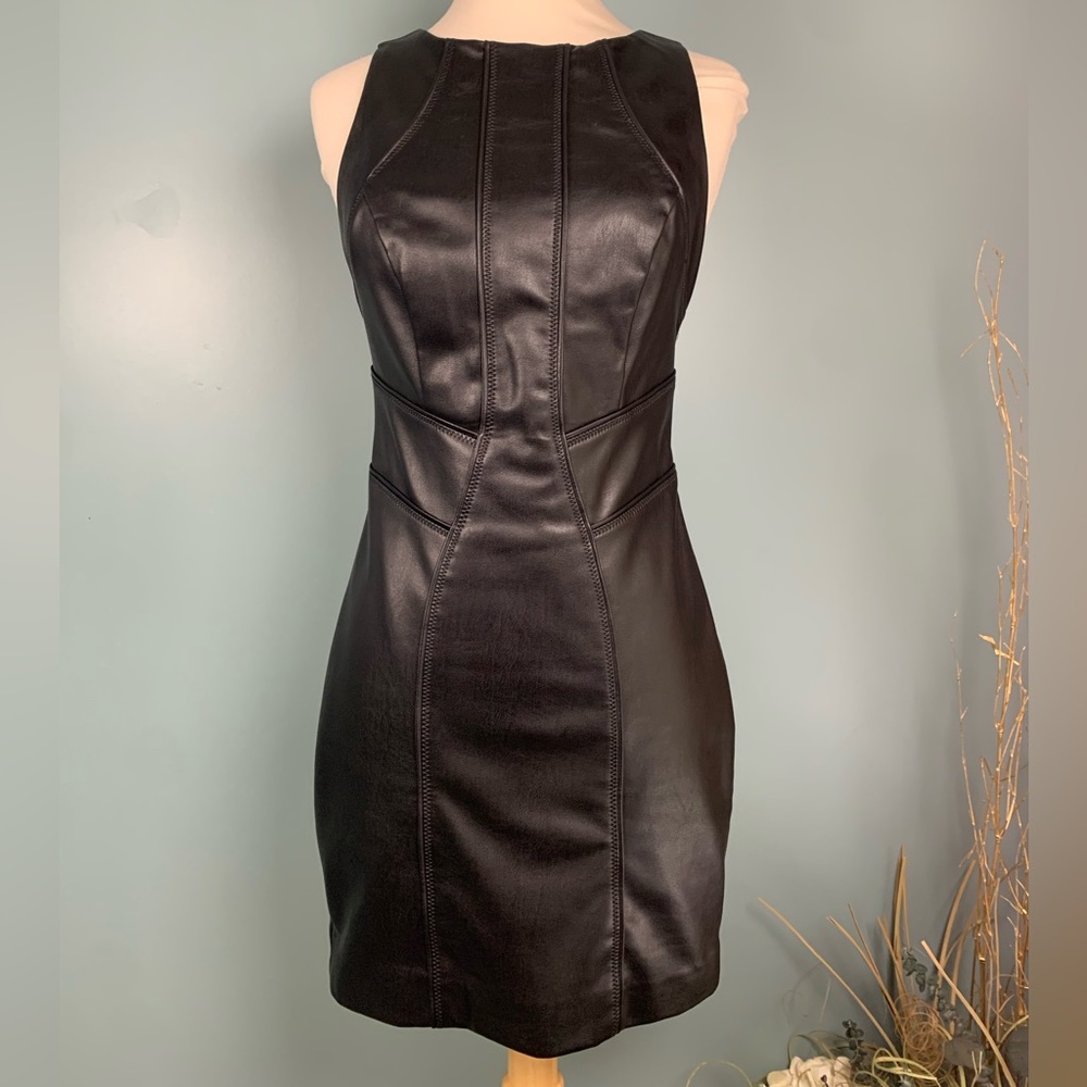Bebe leather dress